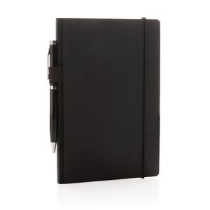 Carnet soufflet FSC | Carnet publicitaire Black 3