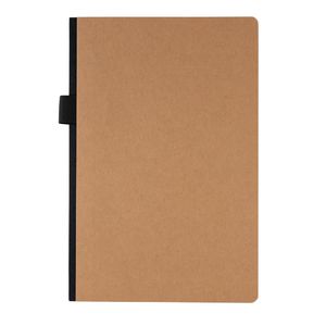 Carnet soufflet FSC | Carnet publicitaire Brown 1