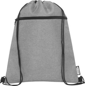 Sac cordon Ross | Sac avec cordon personnalisable Gris chiné moyen 2