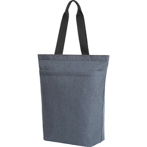 Sac recyclé Halfar | Sac shopping personnalisé Bleu gris mélange 1