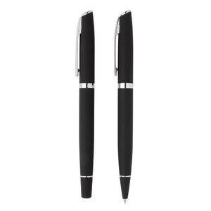 Set stylo Deluxe | Set stylo publicitaire Black 1