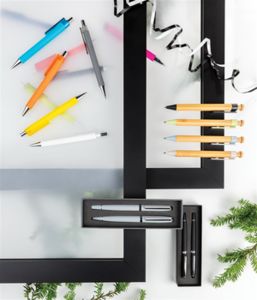 Set stylo Deluxe | Set stylo publicitaire Black 8